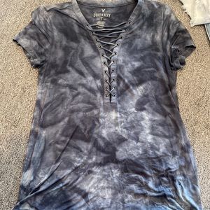 american eagle tie dye top